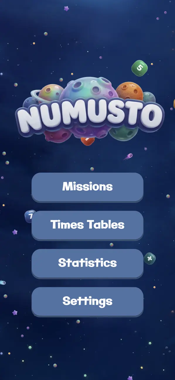 Screenshot of main page
